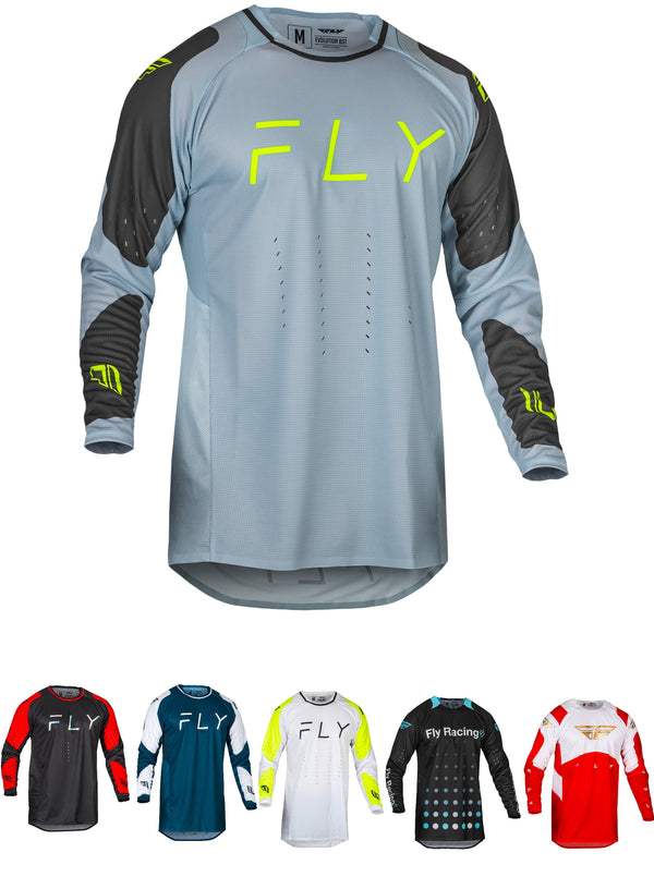 Fly Racing EVO DST Men's MX ATV Off-Road Motocross Jersey
