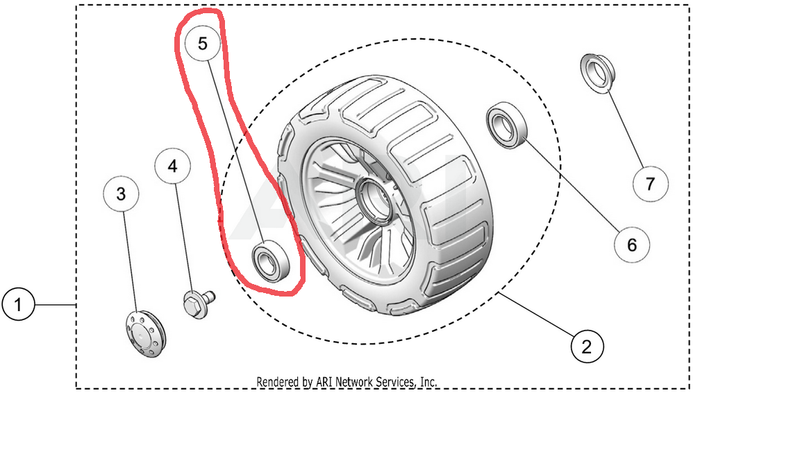 Camso Replacement 6004 Wheel Bearing (1090-00-0005)