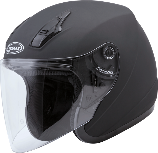 GMAX OF-17 Open-Face Street Helmet (Matte Black, Medium)