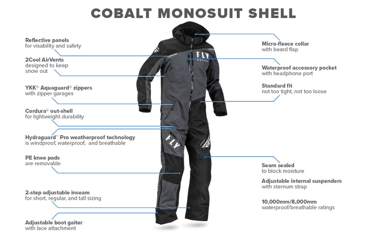 Fly Racing Cobalt Snowmobile Monosuit