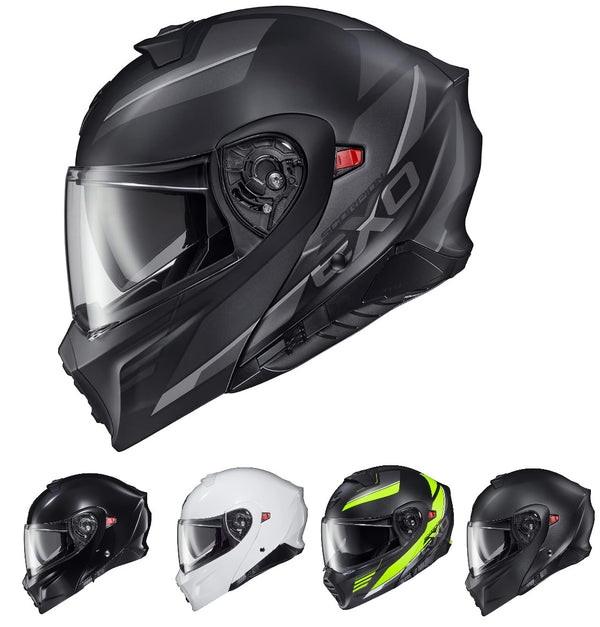 Scorpion Exo-Gt930 Exo-Com Transformer Helmet Matte Black Md