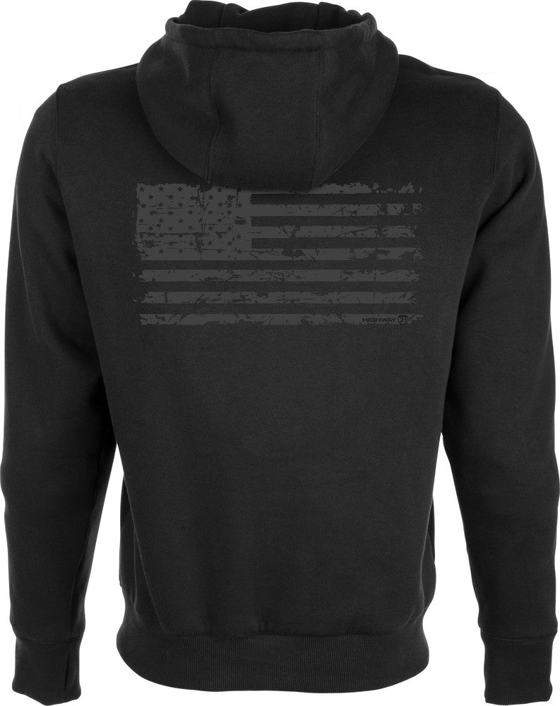 Highway 21 Industry Graphic Motorcycle Riding Hoodie