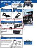 Open Trail Straight Blade 72"