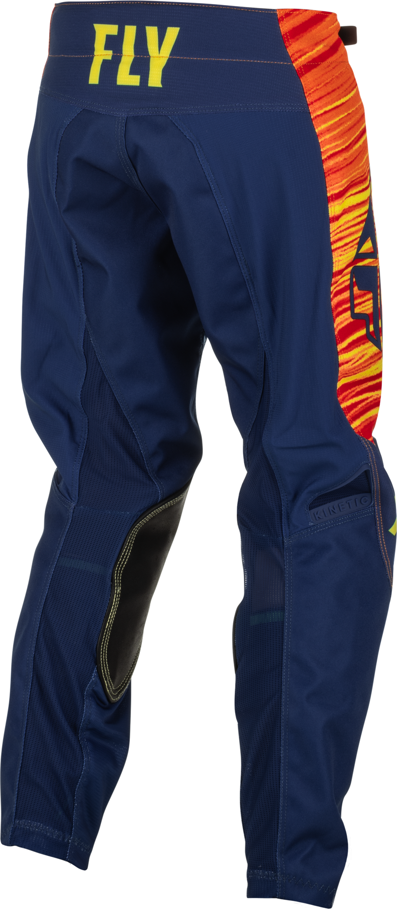 Fly Racing Youth Kinetic Wave Pants (Navy/Yellow/Red, 18)