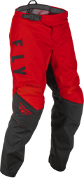 Fly Racing F-16 Youth Pants (Red/Black, Youth 24" Waist Pant)