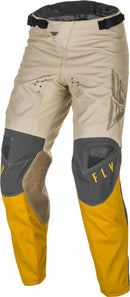 Fly Racing Kinetic K121 Pants (Mustard/Stone/Grey, 22)