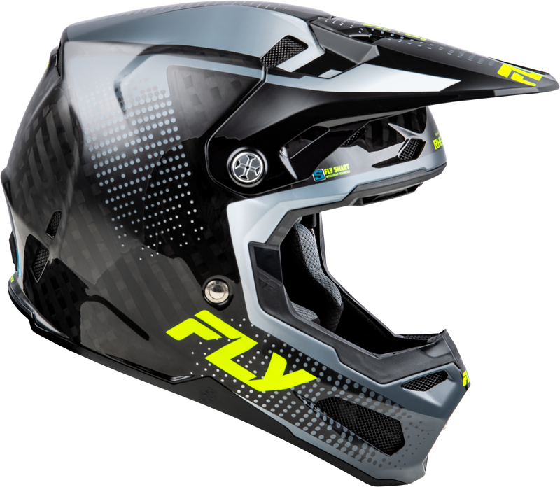 Fly Racing Adult Formula S Carbon Protocol MX ATV Off-Road Riding Helmet, DOT/FMVSS 218 Approved