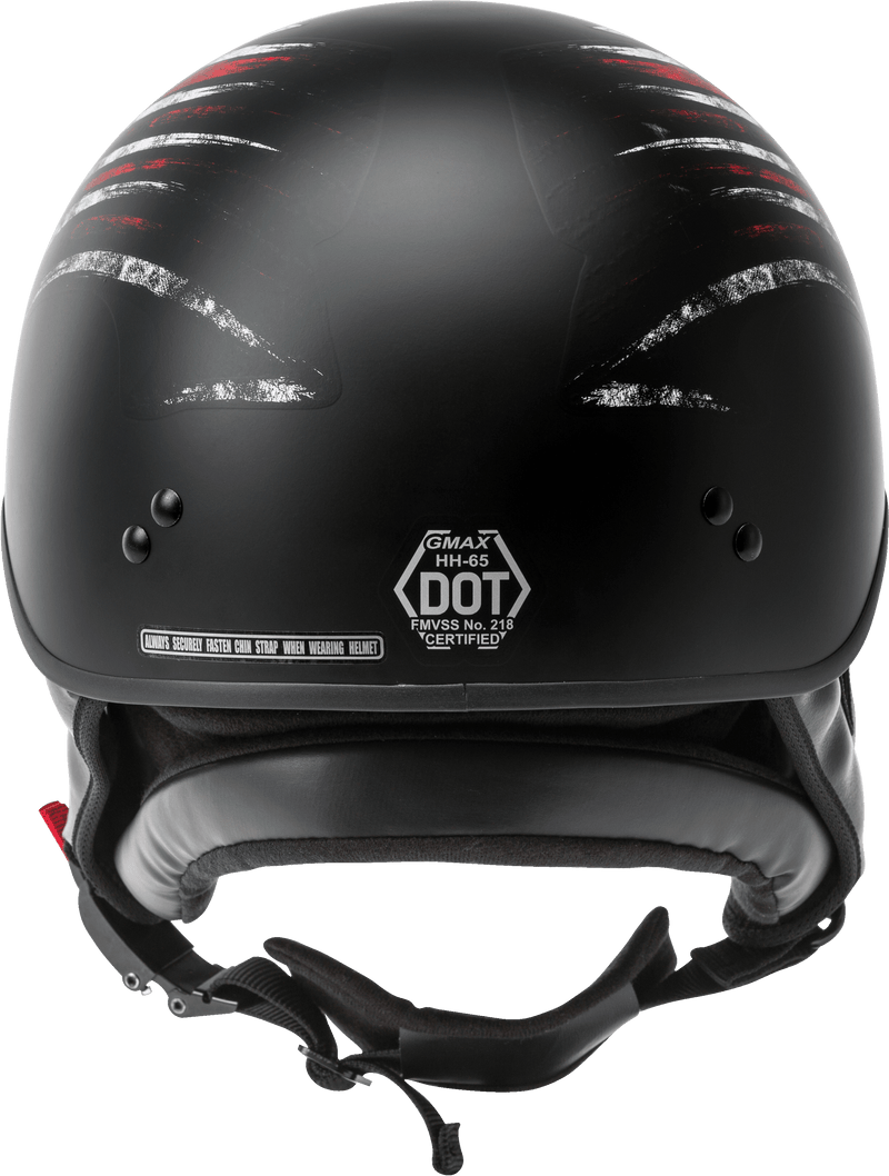 GMAX HH-65 Naked Motorcycle Street Half Helmet