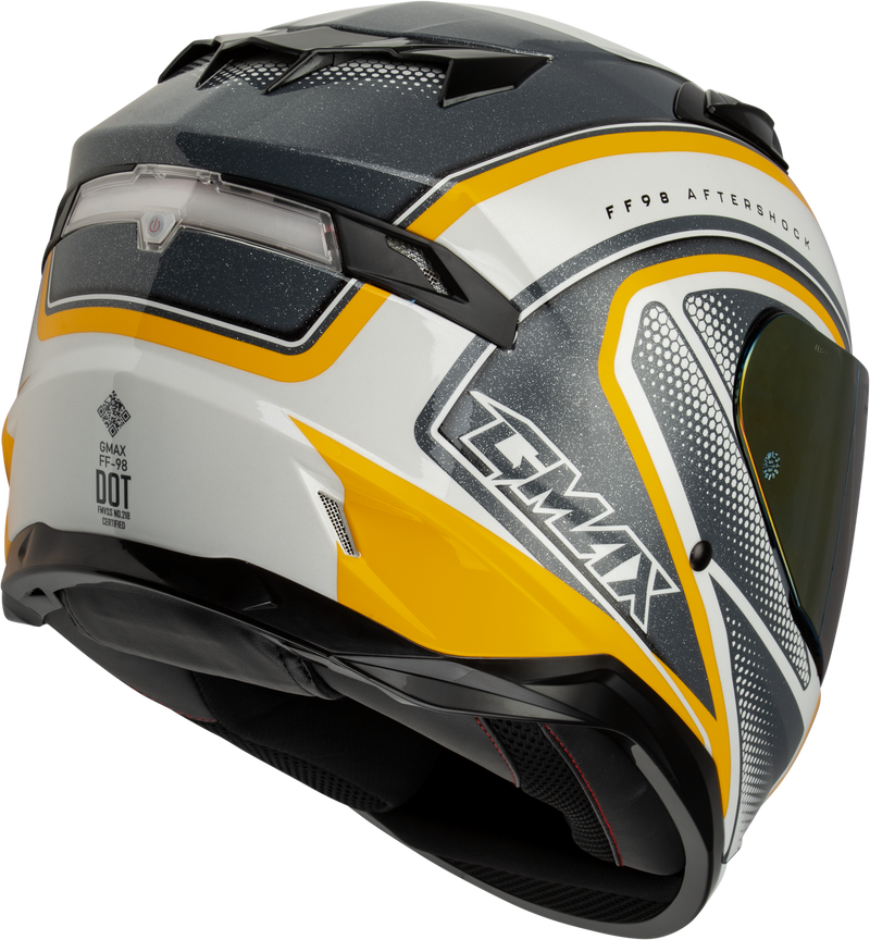 Gmax FF-98 Aftershock Full Face Helmet with Rear LED Light