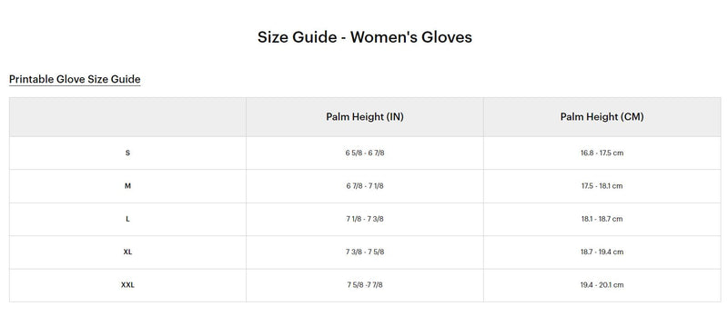 100% Women's Brisker Off Road Cold Weather Gloves