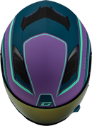 Gmax FF-98 Aftershock Full Face Helmet with Rear LED Light