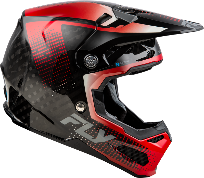 Fly Racing Adult Formula S Carbon Protocol MX ATV Off-Road Riding Helmet, DOT/FMVSS 218 Approved