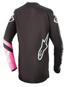 Alpinestars Fluid  Stella Chaser Motocross Jersey (Black/Pink Fluo, Large)