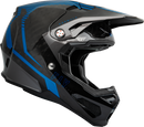 Fly Racing Adult Formula Carbon Tracer Helmet (Blue/Black, X-Small)