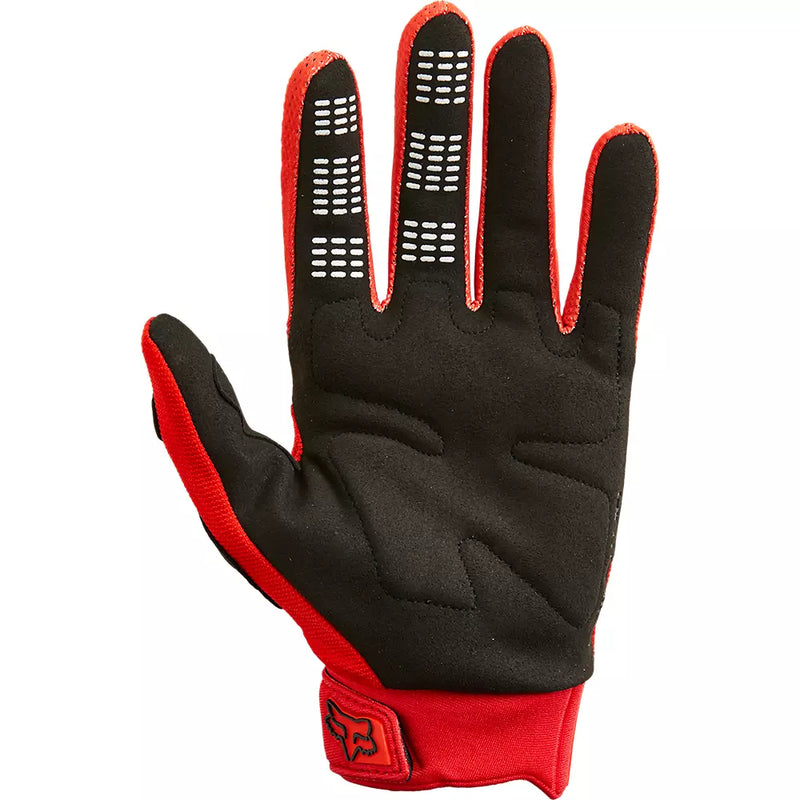 Fox Racing Youth Dirtpaw Gloves (Fluorescent Red, Youth Small)