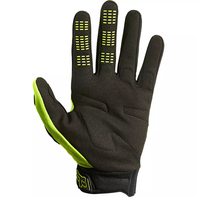 Fox Racing Youth Dirtpaw Gloves (Fluorescent Yellow, Youth Small)