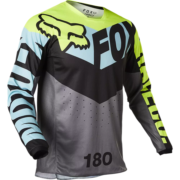 Fox Racing 180 Trice Jersey (Trice-Teal, Large)