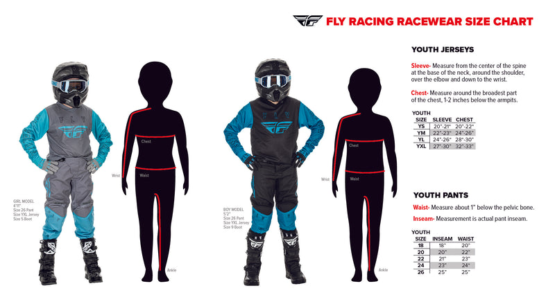 Fly Racing 2023 Youth F-16 Jersey (Black/Hi-Vis, Youth-X-Large)