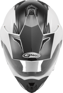 GMAX GM-11 Dual Sport Helmet (Black/White/Red, X-Small)