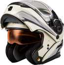 Gmax MD-01S Transistor Snow Helmet with Electric Shield and Rear LED Light