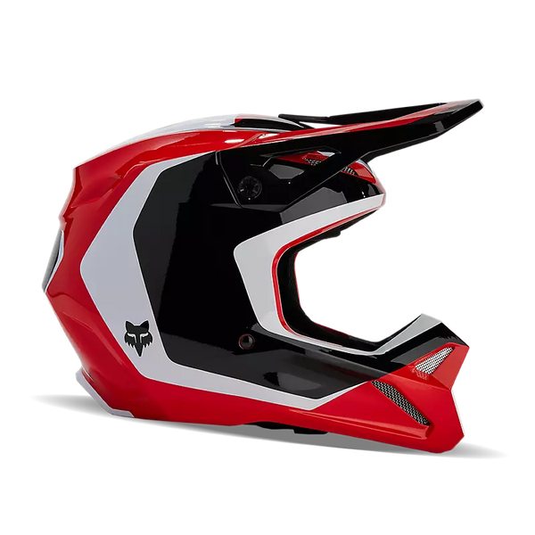 Fox Racing V1 Nitro Helmet (Fluorescent Red, Small)