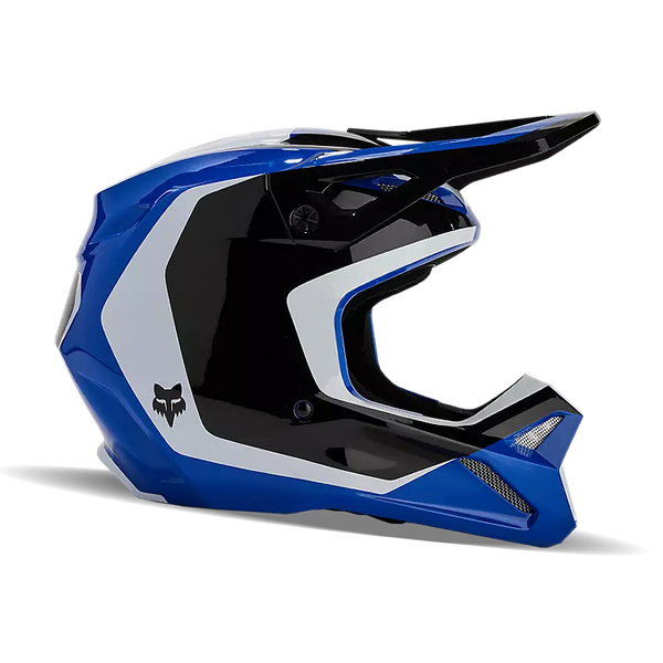 Fox Racing V1 Nitro Youth Helmet (Blue, Youth Large)