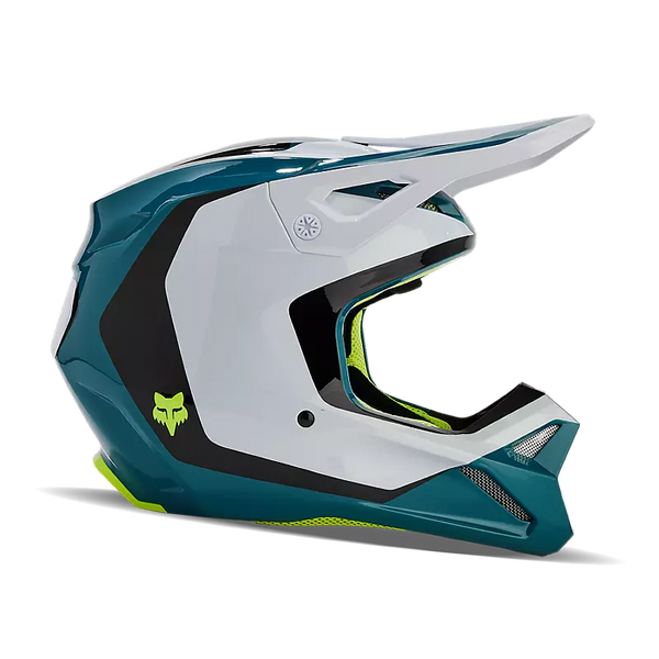 Fox Racing V1 Nitro Youth Helmet (Maui Blue, Youth Large)