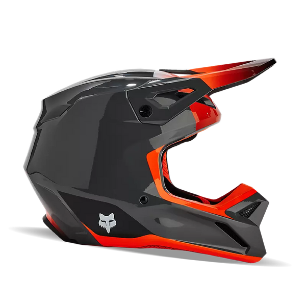 Fox Racing V1 Ballast Youth Helmet (Grey, Youth Large)