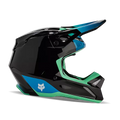 Fox Racing V1 Ballast Youth Helmet (Black/Blue, Youth Large)