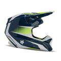 Fox Racing V1 Flora Youth Helmet (Dark Indigo, Youth Large)