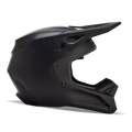 Fox Racing V1 Matte Black Youth Helmet (Matte Black, Youth Large)