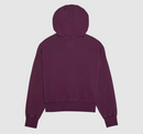 Fox Racing Womens Wordmark Small Oversized Pullover Hoodie, Sangria