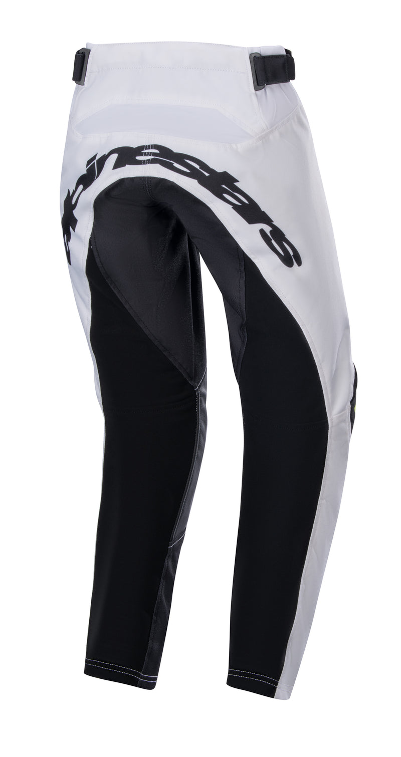 Alpinestars Racer Lucent White/Neon Red/Yellow Fluo Youth Moto Gear Set - Pant and Jersey Combo