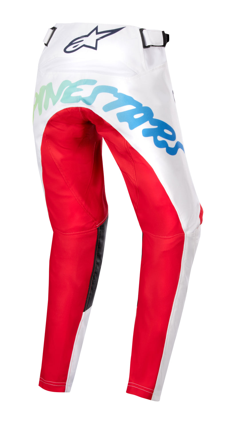 Alpinestars Racer Hana White/Multicolor Youth Moto Gear Set - Pant and Jersey Combo