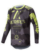 Alpinestars Racer Hollow Jersey (Dark Camo/Yellow Fluo, XX-Large)