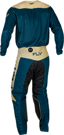 Fly Racing Kinetic Reload Ivory/Navy/Cobalt Adult Moto Gear Set - Pant and Jersey Combo