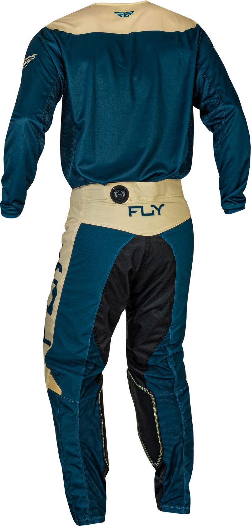 Fly Racing Kinetic Reload Ivory/Navy/Cobalt Adult Moto Gear Set - Pant and Jersey Combo