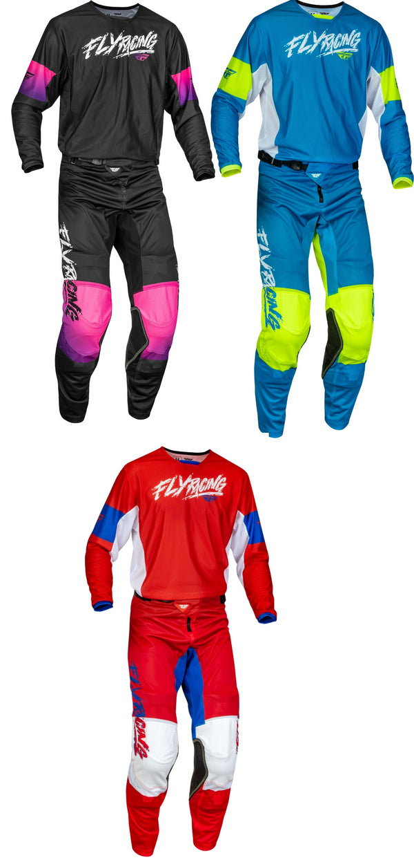 Fly Racing Kinetic Mesh Youth Moto Gear Set - Pant and Jersey Combo