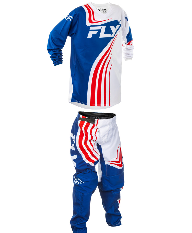 Fly Racing Youth F-16 Moto Gear Set - Pant and Jersey Combo