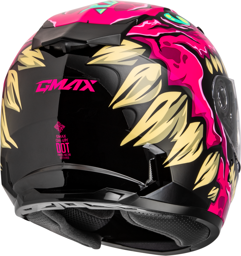 Gmax Youth GM-49Y Drax Full Face Street Helmet