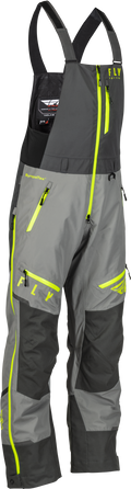 Fly Racing Incline Bib (Black/Grey/Hi-Vis, Small)