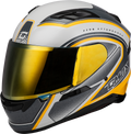 Gmax FF-98 Aftershock Full Face Helmet with Rear LED Light