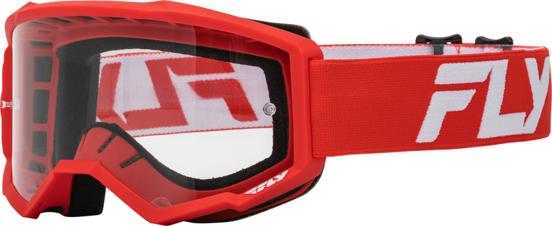 fly focus goggles Fly Racing Focus Adult & Youth MX ATV Off-Road Riding Goggles – Entry-Level Goggles with Anti-Fog Lens & Wide Field of View