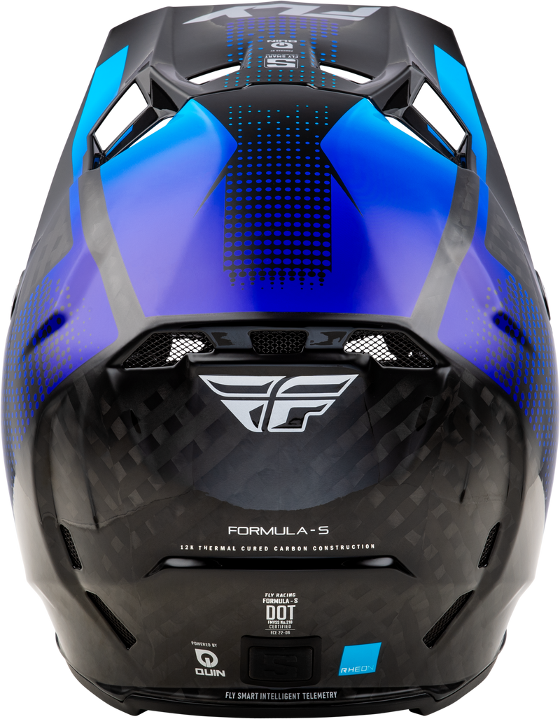 Fly Racing Adult Formula S Carbon Protocol MX ATV Off-Road Riding Helmet, DOT/FMVSS 218 Approved