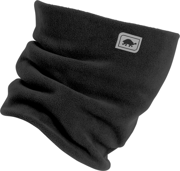 Turtle Fur Fleece Double Layer Neck Warmer, Black