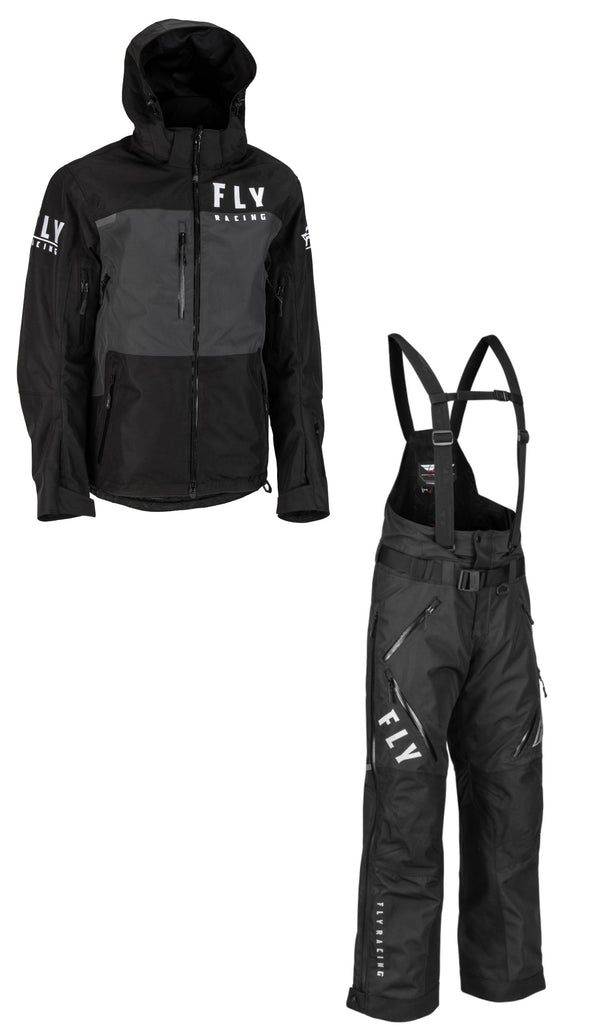 Fly Racing Carbon Snow Jacket/Bib Combo