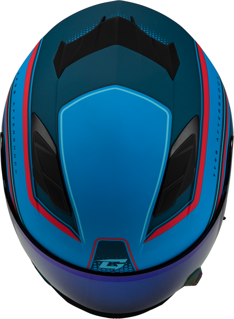 Gmax FF-98 Aftershock Full Face Helmet with Rear LED Light