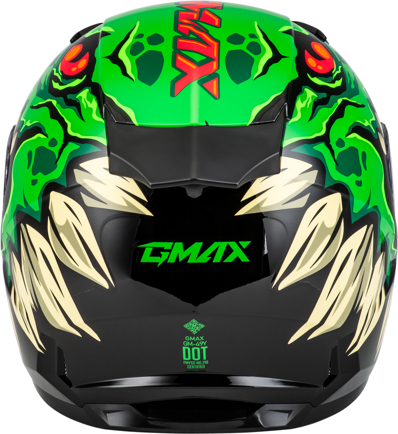 Gmax Youth GM-49Y Drax Full Face Street Helmet