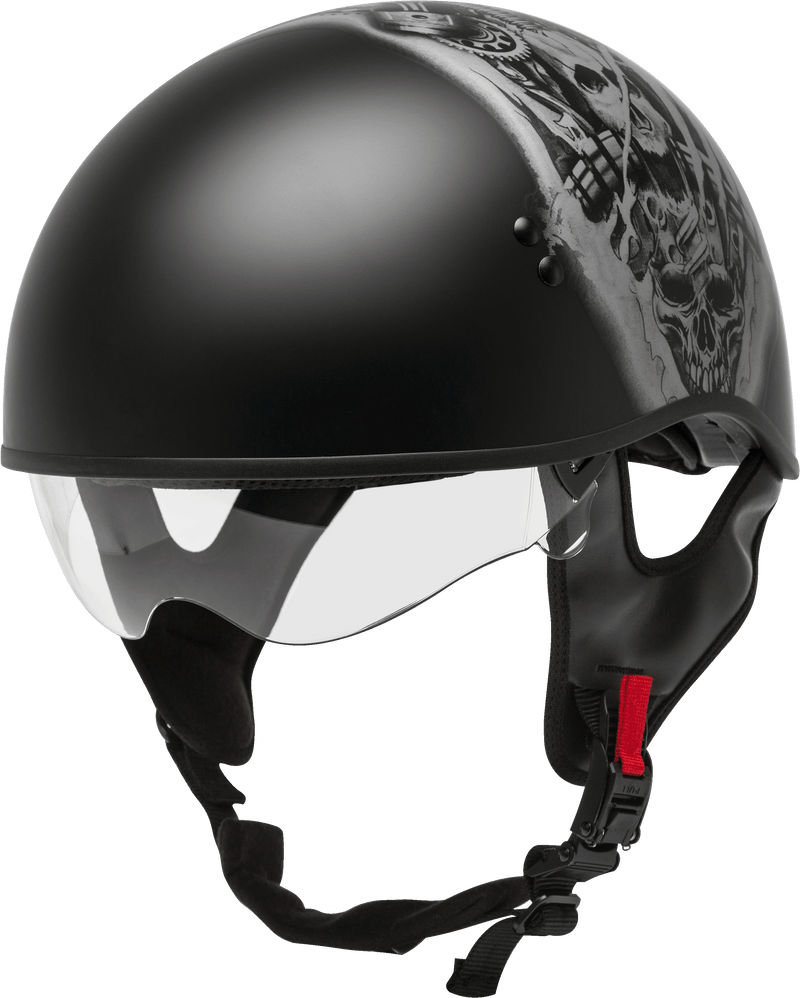 GMAX HH-65 Naked Motorcycle Street Half Helmet