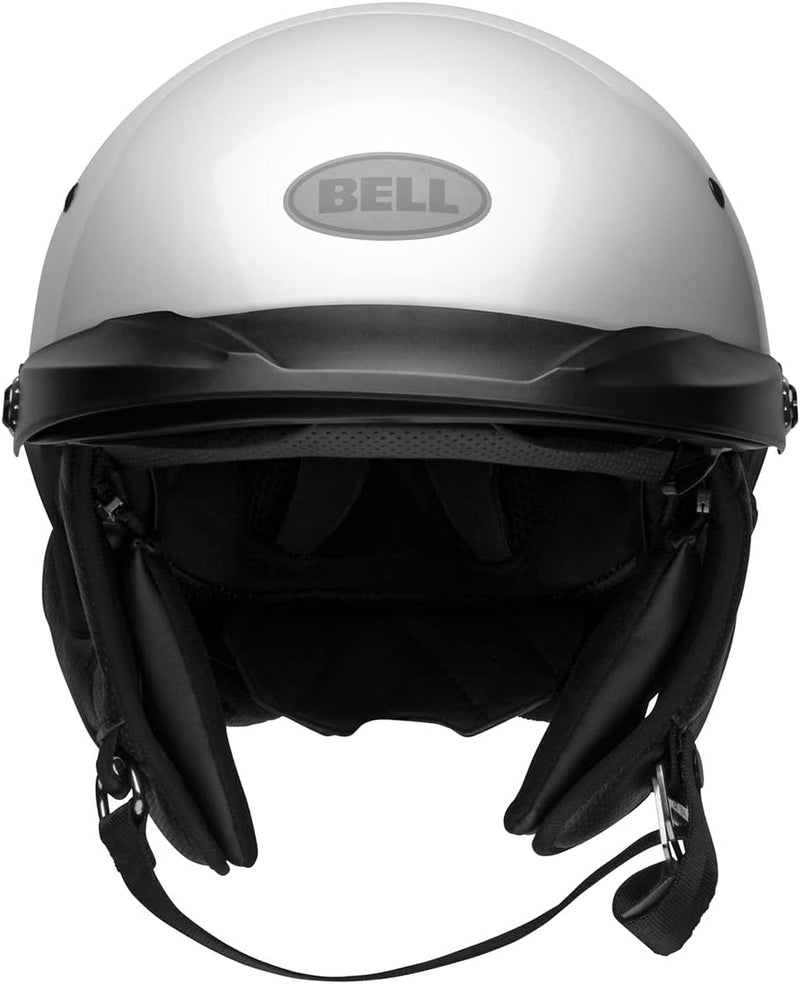 Bell Pit Boss Street Helmet – TriMatrix Half Helmet with Speed Dial Fit & Drop-Down Sun Visor